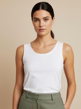 Liberty Pro White Athletic Tank Top NWOT